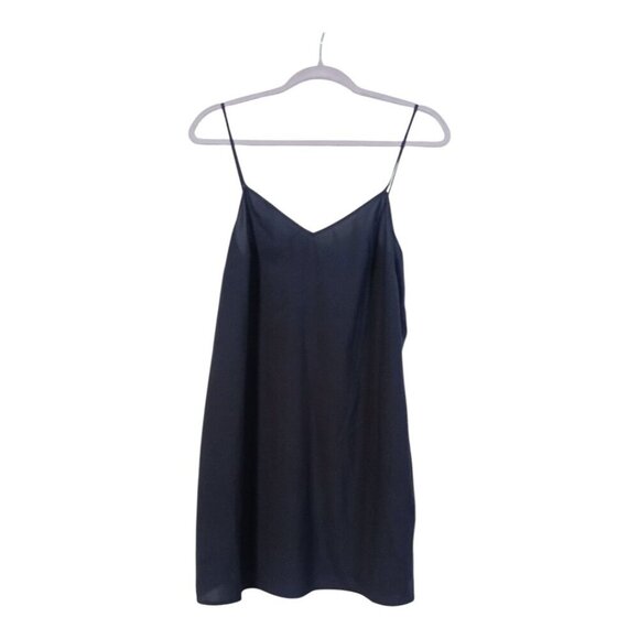 Club Monaco Black Detachable Mini Slip Size 4 Adjustable Straps Shift Chemise - Picture 1 of 9